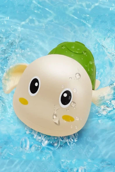 Kurmalı Kaplumbağa Bebek Banyo Oyuncağı – Suda Yüzen Sevimli Su Oyunu El Göz Gelişim Oyuncağı ürün görseli 1