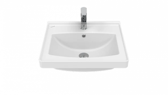 Creavit TF155 Sera Dolap Uyumlu Lavabo 55 cm Beyaz ürün görseli 1