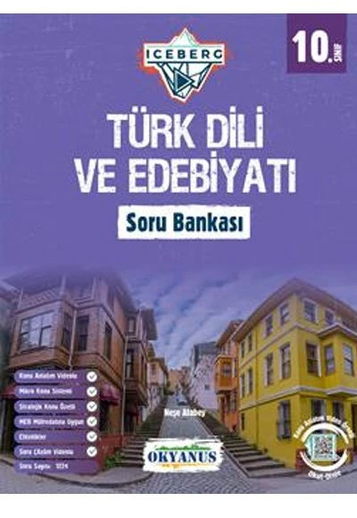 Okyanus 10. Sınıf Iceberg Türk Dili Ve Edebiyatı Soru Bankası 2024 ürün görseli 1