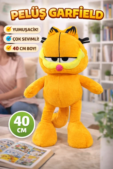 Peluş Garfield 40 Cm Yumuşacık ve Sevimli ürün görseli 1