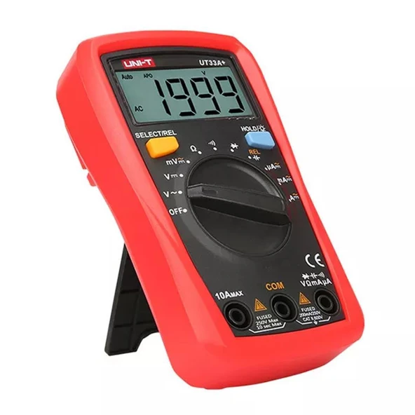 UNI-T UT33A+ 600V DİJİTAL MULTİMETRE ÖLÇÜ ALETİ ürün görseli 1