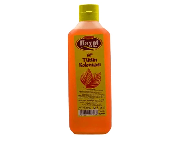 HAYAT 900ML TÜTÜN KOLONYA BİDON (Timya/Go1395)  200426 ürün görseli 1