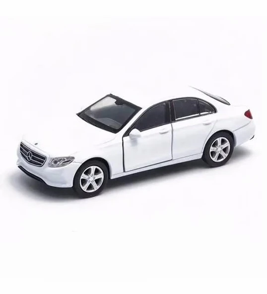 Welly Mercedes Benz E Class Çek Bırak Beyaz 1/36 Model Araba ürün görseli 1