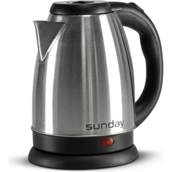 SUNDAY Sinem Çelik Kettle 1,8 lt Paslanmaz Çelik Gizli Rezistanslı Otomatik Kapanma Özellikli ürün görseli 1