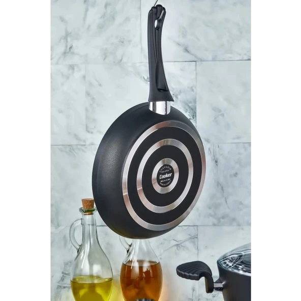 Cooker 7 Parça Titanyum Tencere Seti - Resim 4