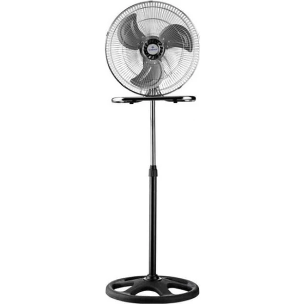 Rubenis 130W Sanayi Tipi Ayaklı Vantilatör - 3'ü 1 Arada, Ultra Geniş Salınım Açısı ile Masaüstü ve Ayaklı Kullanım Seçenekleri ürün görseli 1