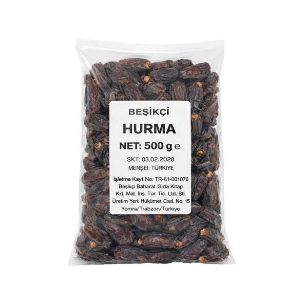 Beşikçi Medine Hurması 500 Gr (Mebrum Hurma) ürün görseli 1