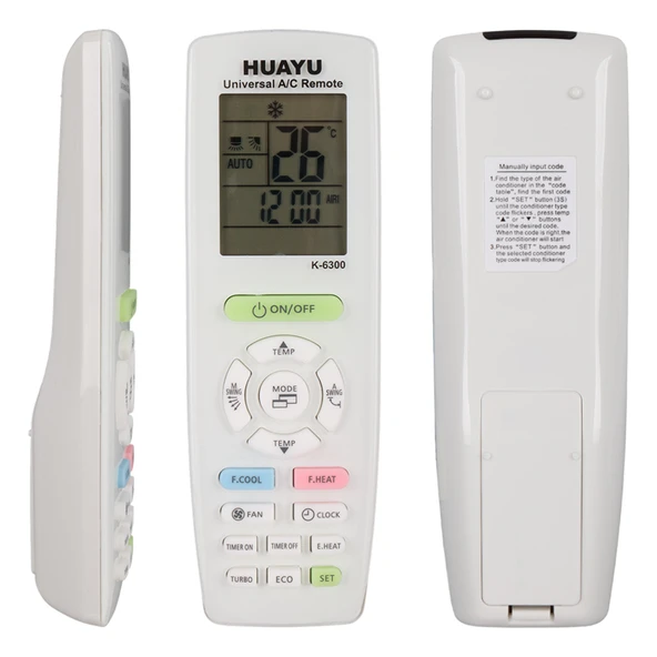 Huayu K-6300 Üniversal A/C Akıllı Klima Kumandası ürün görseli 1