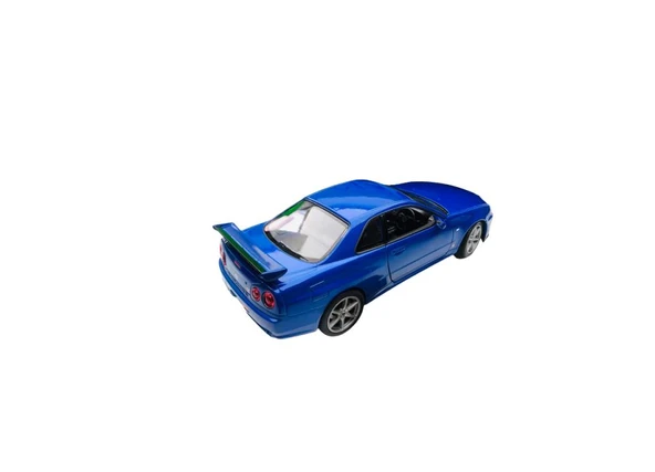 Welly Nissan Skyline GT-R (R34) Mavi 1/36 Model Araba ürün görseli 1