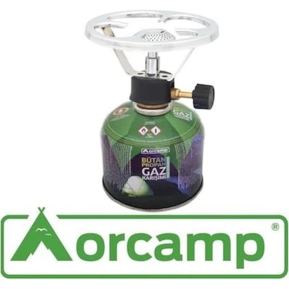 Orcamp K 192+230 Kartuş Tüp Kamp Ocağı Başlığı + 230 gr Tüp ürün görseli 1