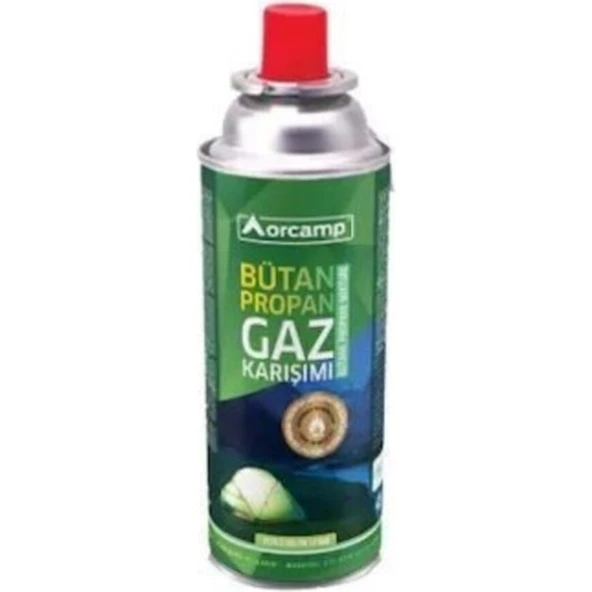 Orcamp Orgaz 227GR Valfli Kartuş Her Marka Torch Uygun Butan Propan Tüp Kore Tipi Kamp Ocakları Için ürün görseli 1