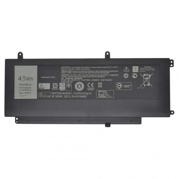 Dell PXR51, 0PXR51 Notebook Bataryası - Laptop Pili nb-kr80618-155357 ürün görseli 1