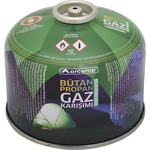Kamp Dükkanı Orcamp Gaz Kartuşu Orcamp 230 gr ürün görseli 1
