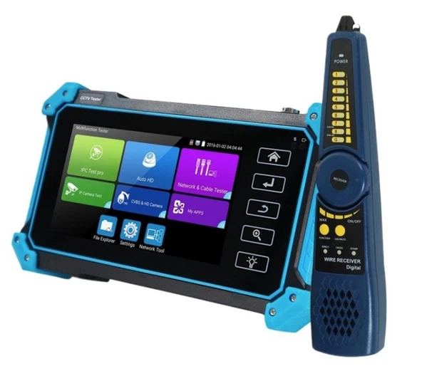 Nova NVC-IPC5100C PLUS IP-HDTVI-CVI-AHD CCTV Tester Kablo Bulucu +WB ürün görseli 1