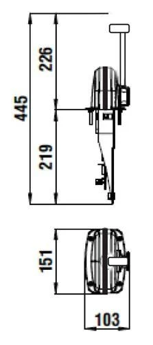 Kumanda Kolu Tekli Siyah - Resim 2