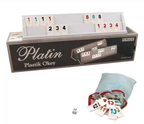 Platin Okey Takımı Plastik ürün görseli 1