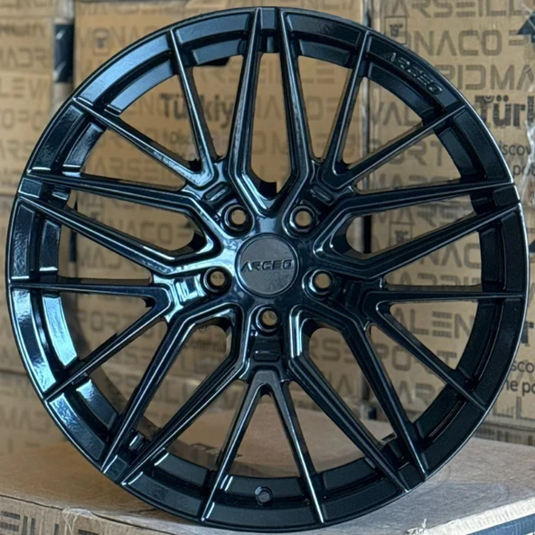 5*114,3*19*9.5 ET40 CH73.1 GLOSS BLACK ARCEO SEVİLLA ürün görseli 1