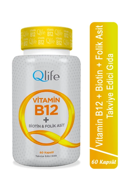Vitamin B12 - Metilkobalamin B12 Vitamini 1000 mg 30 Tablet ürün görseli 1