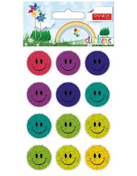 Tanex Gülen Yüz Sticker 2Li Stc-220 - 3 adet ürün görseli 1