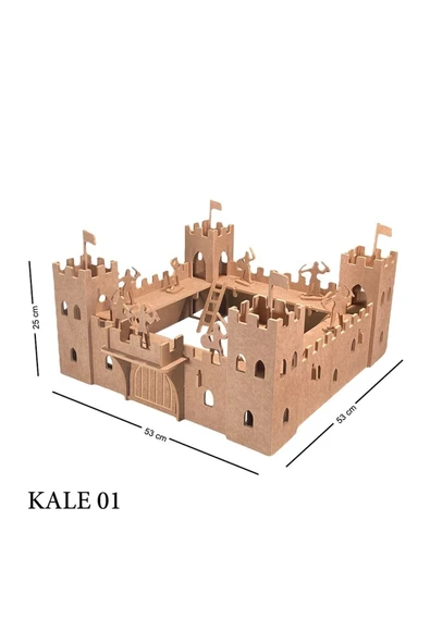 Özka Hobi Ahşap Özka Ortaçağ Kale - Resim 4
