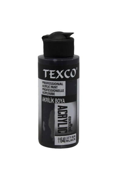 Rich -texco 110 Cc. Su Bazlı Akrilik Boya - Siyah ürün görseli 1