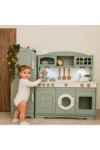 Özka Hobi Ahşap özka hobyy wood toys ıhlamur yeşili ürün görseli 1