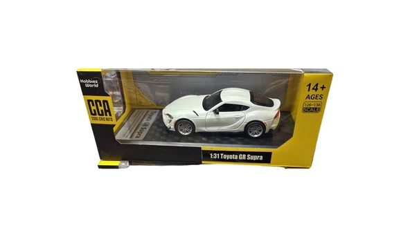 CCA Toyota Gr Supra Beyaz 1/31 Model Araba ürün görseli 1