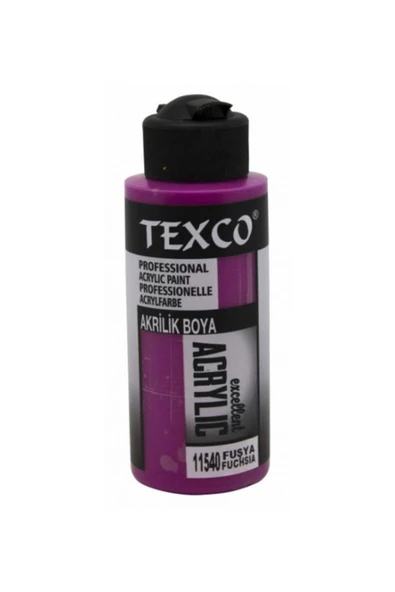 Özka Hobi Ahşap Rich-texco 110 Cc. Su Bazlı Akrilik Boya - Fuşya ürün görseli 1