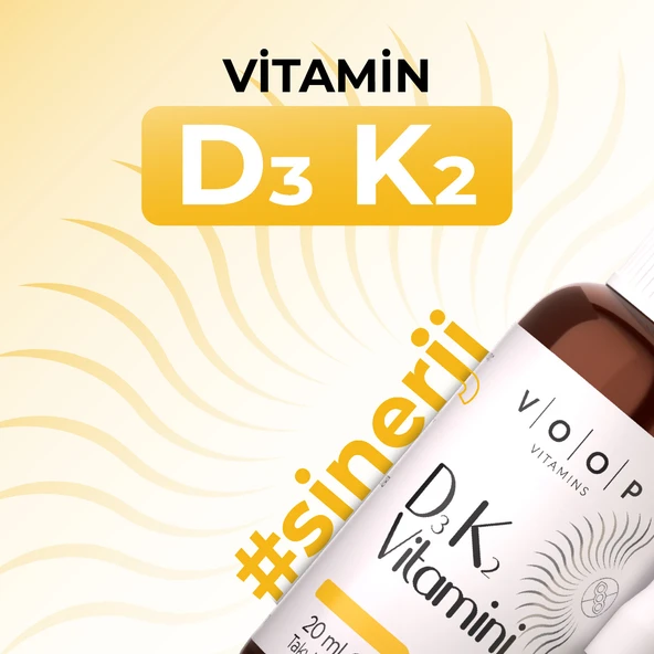 Vitamin D3K2 Sprey-Damla 20 ml - Resim 3