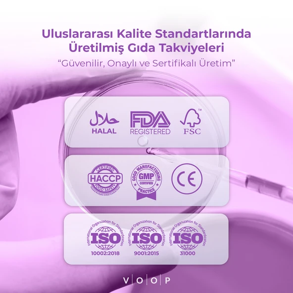 Beta Glukan Kara Mürver, C Vitamini, Çinko Bitkisel Vegan 30 Kapsül - Resim 8