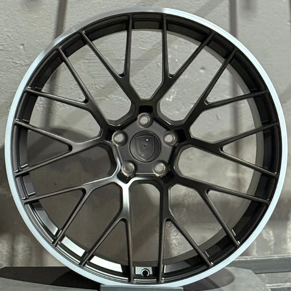 5*112*21*9.0-10.0 ET26-19 CH66.45 ÖN ARKA MATT BLACK EMR-1268 PORSHE JANT ürün görseli 1
