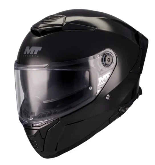 KASK MT THUNDER 4 SV PURE PARLAK SİYAH ürün görseli 1