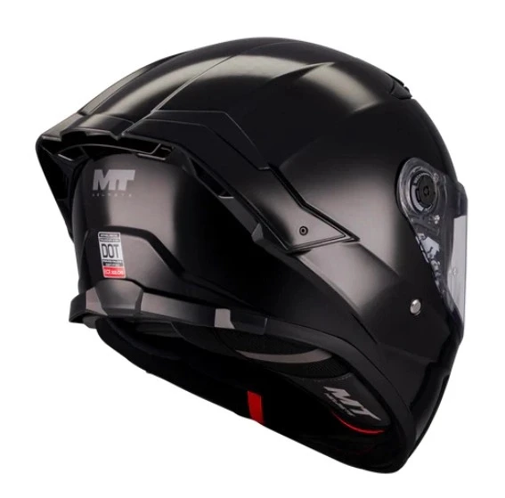 KASK MT THUNDER 4 SV PURE PARLAK SİYAH - Resim 4