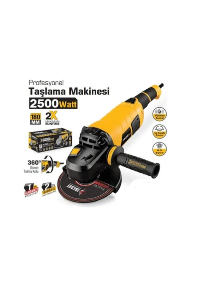 SGS5116 Taşlama Makinesi 2500w 180 mm ürün görseli 1