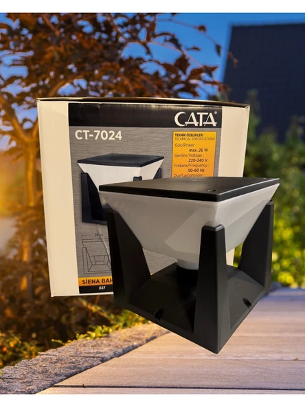 CATA CT 7024 Siena Bahçe Armatürü E27 Duy - Resim 4
