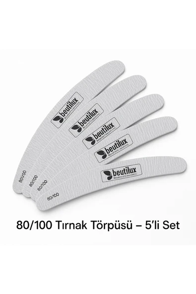 beautilux Profesyonel Tırnak Törpüsü 80/100 – 5 Adet ürün görseli 1