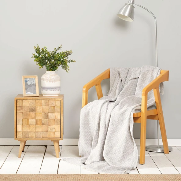 Karaca Home Bety Koltuk Örtüsü 170 X 210 Gri ürün görseli 1