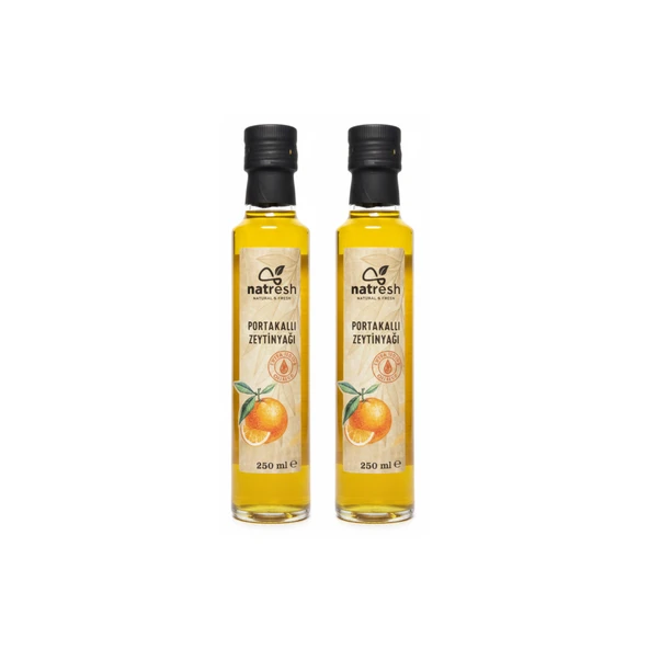 Natresh Portakallı Zeytinyağı 250 ml x 2 (2’li Set) ürün görseli 1