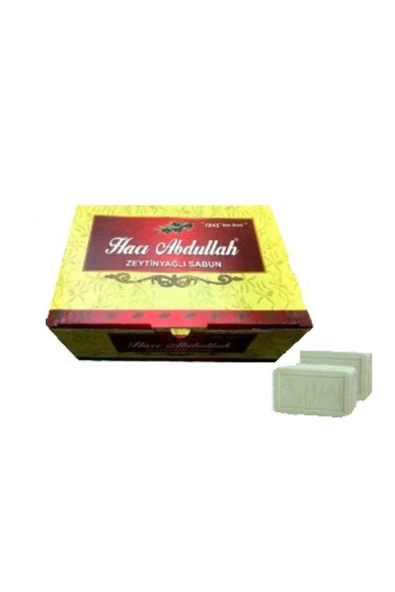 HACI ABDULLAH ZEYTİNYAĞLI DOĞAL SABUNLAR Hacı Abdullah Zeytinyağlı Sabun 20*200 gr Koli (4000 gr) ürün görseli 1