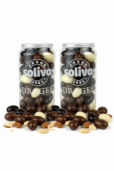 Grand Soliva Bademli Çikolata Draje 230 g (2 ADET) ürün görseli 1