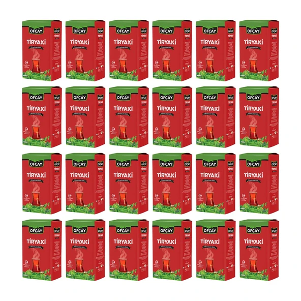 Ofçay Tiryaki Çay 500 gr x 24 Adet - Resim 2