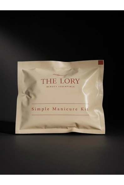 The Lory “Tek Kullanımlık Manikür Kiti – Hepsi Kullan At (Havlu, El Kremi, Kronk, Asetonlu Mendil, Törpü) ürün görseli 1