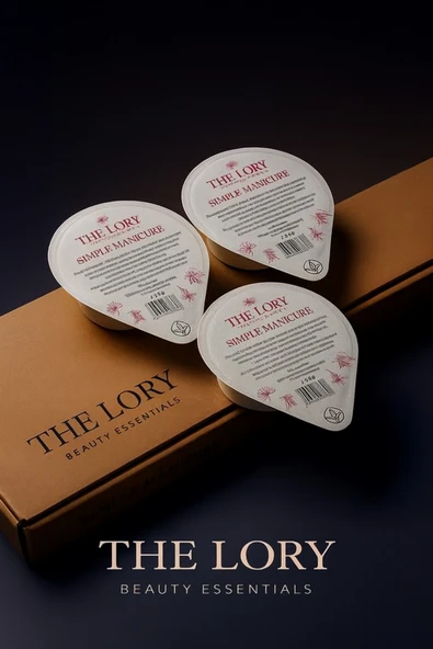 The Lory Tek Kullanımlık Manikür Suyu Kasesi 3 Adet ürün görseli 1