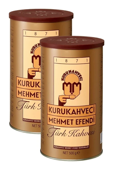 Mehmet Efendi Teneke Ambalaj Türk Kahvesi 500 G X 2 Adet 8690627023500 ürün görseli 1