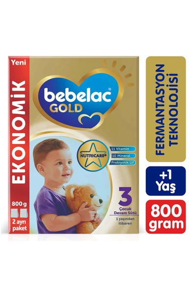 Bebelac Gold 3 Çocuk Devam Sütü 800 g ürün görseli 1