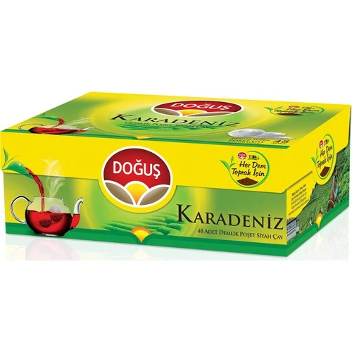 Doğuş Karadeniz Bergamot Aromalı Demlik Poşet 48 Li 153 gr x 3 Adet ürün görseli 1