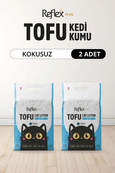 Reflex Plus Kokusuz Tofu Kedi Kumu 7L x 2 Adet ürün görseli 1