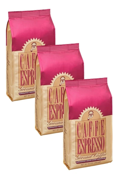 Öğütülmüş Espresso Kahve 250 G X 3 Adet ürün görseli 1