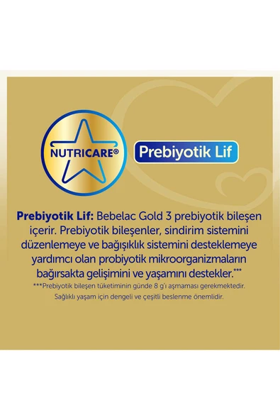 Bebelac Gold 3 Çocuk Devam Sütü 800 g - Resim 7