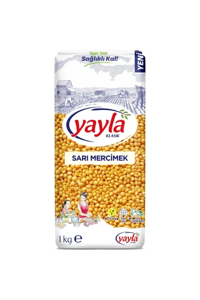 Yayla Sarı Mercimek 1 Kg ürün görseli 1
